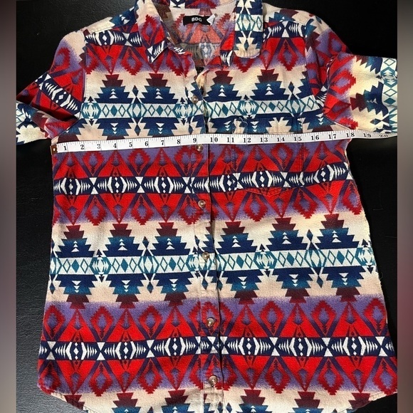 BDG button down flannel shirt size medium - Picture 6 of 8